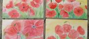 Mohnblumen in Aquarell